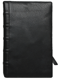 Black Italian Style Leather Journal